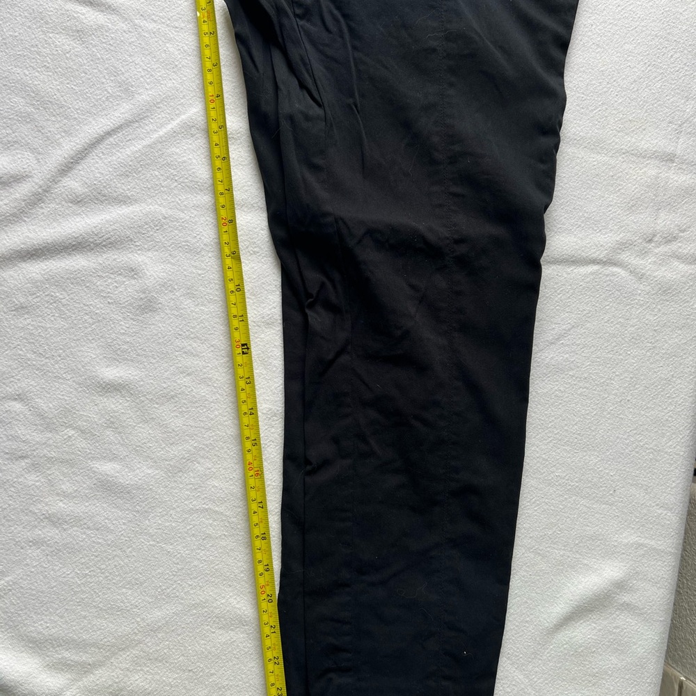 Alfani  Dark Chinos ALTANI Black slacks 14 petite - Picture 4 of 10
